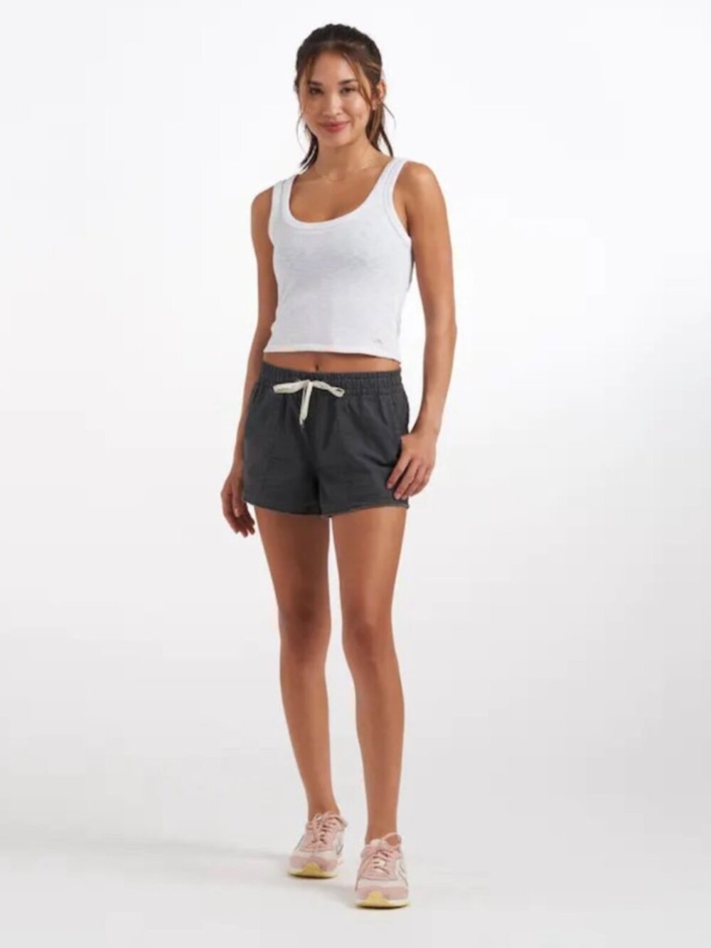 VUORI | Women's | NEW | Vintage Ripstop Short Charcoal #VW385 | Size M